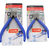 Retail packaging for 3.Peaks PNP-150G-S and PNP-125G-S plastic nippers with blue handles.