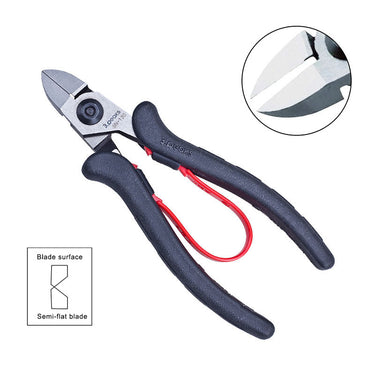 3.Peaks SN-130 precision nipper with semi-flat blade and red plastic spring.