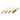 Three thin straight-handle brass wire brushes lined up next to a single wide curved-handle brass brush.