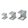 Trio of Alfa Mirage metal linen testers in small, medium, and large sizes with silver zinc alloy frames.