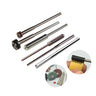 A collection of various Biso mandrels with 2.35mm shanks for dental and jewelry rotary tools.