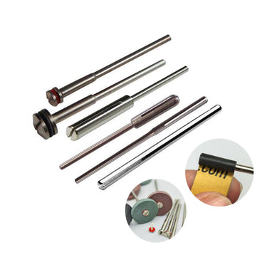 A collection of various Biso mandrels with 2.35mm shanks for dental and jewelry rotary tools.