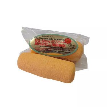 Biso Orange Luster Compound No. 7000 in clear plastic packaging with gold label.