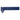 Direct overhead flat lay view of a closed dark blue plastic caliper gauge with dual inch and millimeter scales.
