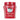 Front view of the 8 FL OZ (236ml) red jar of Connoisseurs Sterling Silver Jewelry Cleaner.