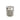 Glass diamond washing cup with a silver lid and internal stainless steel strainer basket.