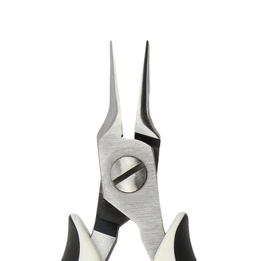Close-up of Durston professional needle chain nose plier tips for precision work.