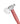 Close-up view of a Durston Tools chasing hammer head highlighting its large flat face and small round peen.