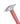 Close-up profile of a Durston Tools shaping hammer head showing its sharp, polished wedge-shaped ends.