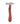 Full straight upright view of a Durston superior sledge hammer highlighting its curved hardwood pistol-grip handle.