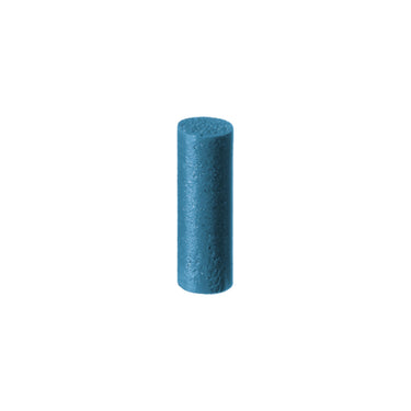 Single blue EVE Eveflex Technik 7x20mm silicone polishing pin for coarse grit shaping.