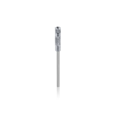 An upright, centered product shot of the EVE special mandrel for 2mm to 3mm polishing pins.