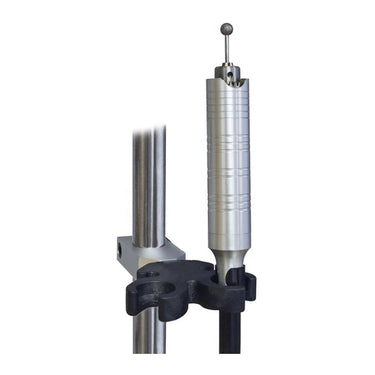 Foredom dual handpiece rest holding a rotary flex shaft handpiece mounted on support pole.