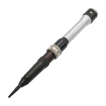 Foredom H.15 hammer handpiece for flex shaft displaying anvil tip and silver handle.