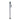 Direct vertical view showcasing the straight profile layout of the Foredom H.20D duplex handpiece with a pre-installed bur tip.