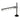Right side view of empty Foredom metal peg arm attachment on support stand.