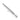 Professional metal ring sizing stick showing its total length dimension measurement of 24.7cm.