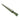 Left-angled diagonal view of the anodized green aluminum ring stick focusing on the sizing strip.