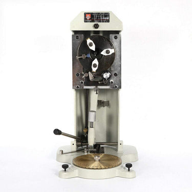 Front view of standard manual inside ring engraver machine with brass letter dial disc.