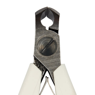 Top view of Lindstrom 7290 Supreme Series end cutters showing the cutting edge.
