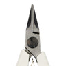 Top view of Lindstrom 7490 Supreme Series flat nose pliers with precision tips.