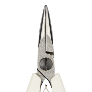 Top view of Lindstrom 7892 Supreme Series bent nose pliers with screw joint.