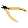 Angled view of Lindstrom 80 Series oval head cutters with yellow ESD-safe grips.