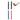 Round blue and flat red manual sandpaper holder sticks with an inset showing wood handle polishing