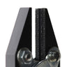 Close-up of Maun parallel plier serrated jaws showing the V-slot for secure wire gripping.