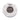 Front face view of MERARD TPB white canvas polishing disc showing stamped grade mark and center staples.
