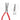 NIQUA Antilope 145mm flat nose pliers 04-022-145 showing smooth flat jaws and hallmark engraving.