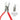 NIQUA Antilope 140mm flat nose pliers with nylon jaws featuring circular closed jaw inset detail.