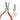 NIQUA Antilope 130mm flat nose serrated pliers detail view showing cross-cut teeth and inset profile.