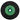 ORO 4C rotary lathe brush wheel with stiff black bristles and a green plastic core hub.