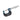 An outside precision micrometer angled diagonally on a white background with its ratchet stop pointing up and right.