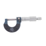 Front view of a HengLiang 0-25mm outside micrometer screw gauge with 0.01mm graduation on a white background.