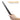 A hand gripping the comfortable ergonomic handle of the black plastic jewelry sizing mandrel.
