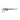 Horizontal profile view of a precision metric dial caliper gauge on a clean white background.