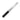 Rectangular aluminium alloy finishing stick with a black handle sleeve sleeve for jewelry repair