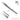 Regine extra large XL diamond gemstone tweezer 21.4g with diamond serrated grip detail.
