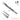 Regine Swiss LR large tip locking diamond tweezer 16cm showing diamond coated serrated jaw insert.