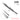 Regine Swiss MR medium tip diamond tweezer with slide lock 16cm showing anti glare satin finish.