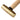 Close-up of a cylindrical Stuccler brass mallet head with engraved logo detailing.