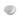 Top angle view of a single medium-sized white ceramic jewelry casting crucible on a white background