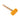 A Stuccler polyurethane mallet shown diagonally with its cylindrical yellow head pointing toward the bottom right.