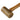 Close-up of a Stuccler rawhide mallet head highlighting the tightly coiled spiral structure of the raw hide.