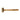 Side view of a Stuccler rolled rawhide mallet lying horizontally with its cylindrical head on the left.