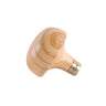 TECHNIQUE 18451 short mushroom graver handle 34mm made of French beech wood with brass ferrule.