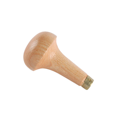 TECHNIQUE 18452 long mushroom graver handle 47mm made of French beech wood with brass ferrule.