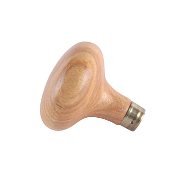 TECHNIQUE 18454 oval graver handle 34mm made of French beech wood with brass ferrule.